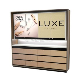 Modern Wall Mounted Jewelry Display Cabinets