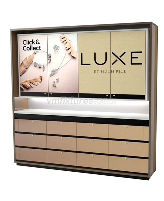 Modern Wall Mounted Jewelry Display Cabinets