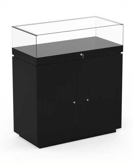 High End Modern Professional Wooden GlassMuseum Display Cabinets