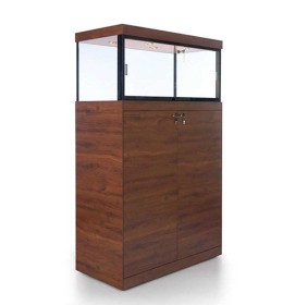 High End Modern Professional Wooden Museum Display Case Design