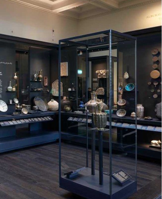 Luxe Creatief Ontwerp Houten Glas Sieraden Winkel Display Teller Showcase