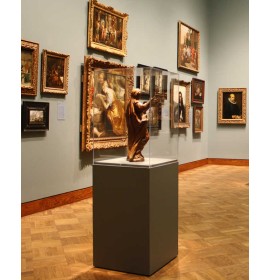 Vetrina di vetro di legno del contatore dell'esposizione della gioielleria di progettazione creativa di lusso