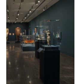Creative Design Modern Custom Wooden Glass Museum Exhibition Display Cases