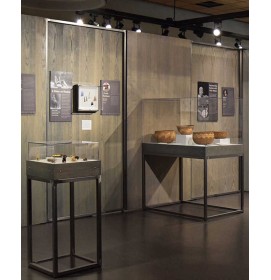 Creative Modern Retail Custom Glass Museum Display Case For Sale
