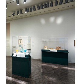 Creative Modern Retail Custom Museum Showcase Display Case