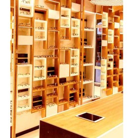 Luxus Kreatives Design Holz Glas Schmuck Shop Display Theke Vitrine