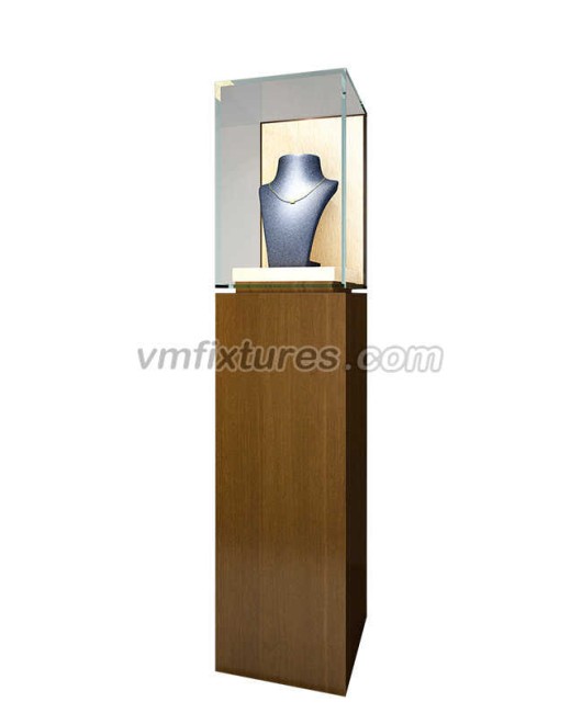 Custom Design Freestanding Jewelry Display Cabinet For Sale