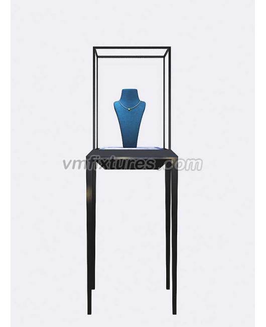 Custom Modern Retail Glass Modern Commercial Jewelry Display Cases