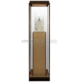 High End Luxury Glass Watch Pedestal Display Showcase