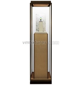 High-end luxe glazen horloge voetstuk vitrine