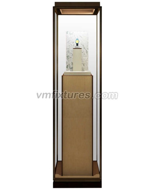 Vitrine de vidro de luxo de alta qualidade para pedestal