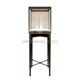 Custom Design Modern Retail Wooden Commercial Jewelry Tower Display Cases