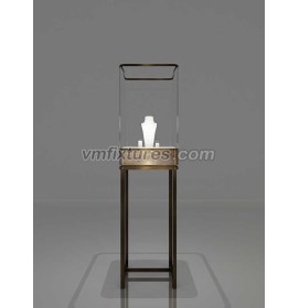 High End Modern Custom Glass Wooden Jewelry Display Cases