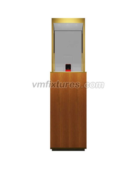 High End Luxury Wooden Glass Retail Portable Jewelry Store Display Showcase Cabinet