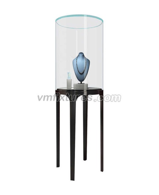 Commercial Custom Design Modern Glass Jewelry Display Showcase