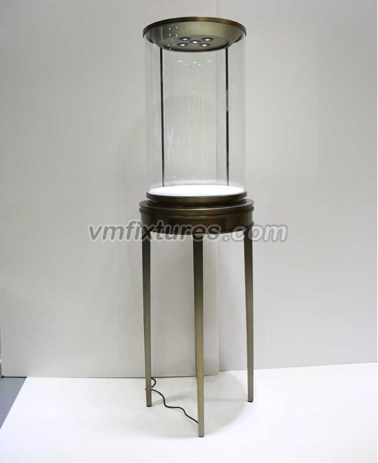 Commercial Custom Design Modern Retail Glass Lockable Jewelry Display Case