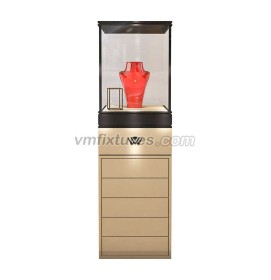 Modernes kreatives Design Luxus Einzelhandel Glas Vitrine Schmuck