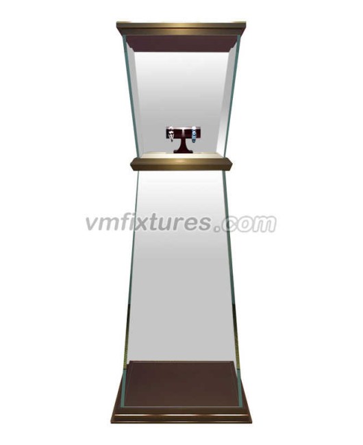 Креативний дизайн розкішної сучасної роздрібної скляної вітрини для ювелірних виробів із замком