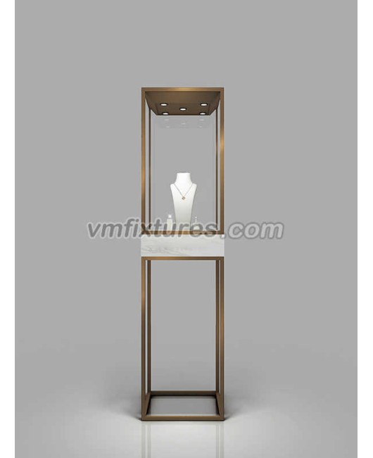 Креативни дизајн Луксузна малопродаја Модерна малопродајна витрина за накит са бравом