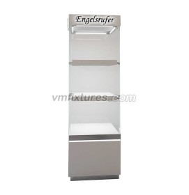 Custom Portable Retail Freestanding Locking Retail Glass Jewelry Store Display Cases