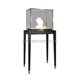 Commercial Custom Design Modern Retail Glass Jewelry Display Showcase