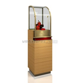 Portable Custom Design Freestanding Retail Glass Jewelry Display Cabinet For Sale