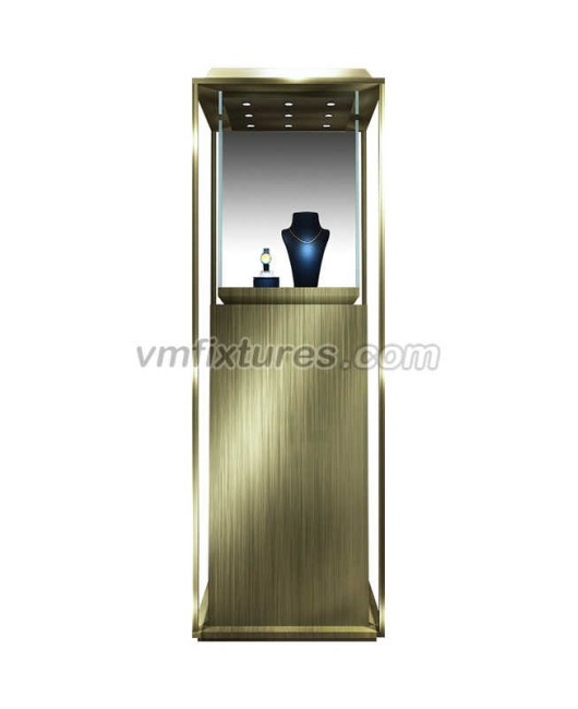 High End Luxury Glass Jewelry Display Showcase Cabinet