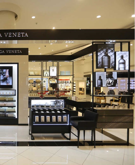 High End Custom Creative Design Luxury Perfume Shop Display Stands