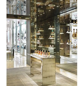 Luxus Kreatives Design Holz Glas Schmuck Shop Display Theke Vitrine