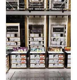 Creative Custom Perfume Store Design Retail Modern Perfume Shop Display Rack Showcase