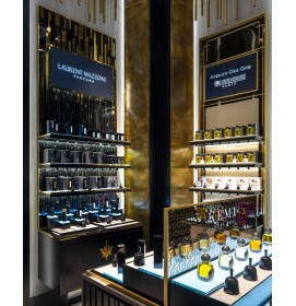 Creative Custom Perfume Showcasse Design Retail Modern Perfume Shop Display Rack
