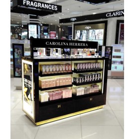 Creative Design Custom Round Perfume Cosmetic Retail Display Luxury Cosmetic Display Shelves