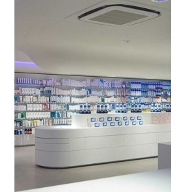Custom Creative Modern Retail Modern Medicine Shop Interior Decoration