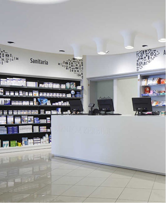 Custom Creative Modern Retail Modern Medicine Rack For Medical Shop