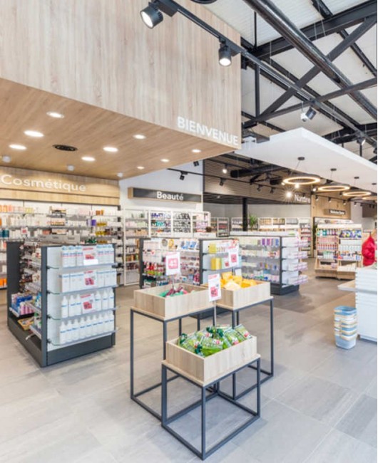 Custom Creative Modern Retail Best Pharmacy Shop Design