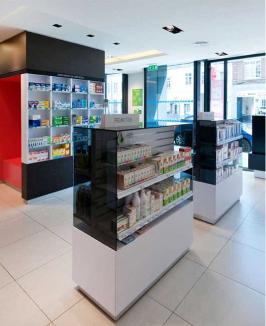 Custom Creative Modern Retail Modern Retail Pharmacy Interior Design