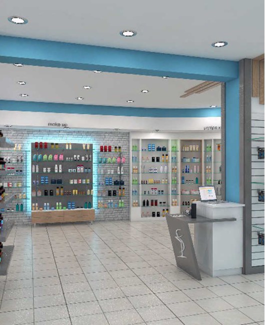 Custom Creative Modern Retail Modern Medical Store Design