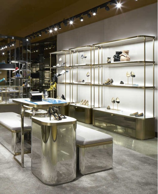 Luksuzni kreativni dizajn Drvena staklena nakit Prodavnica Vitrina