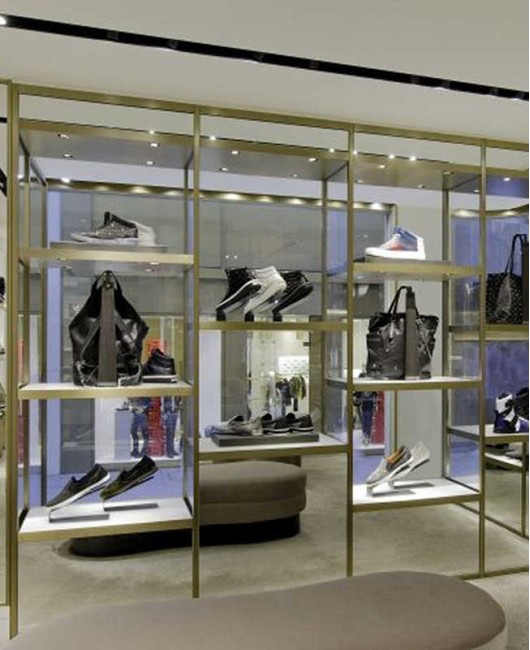 Commercial Luxury Retail Commercial Shoe Display Rack
