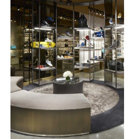 Creative Modern Retail Shoe Store Display Rack Design