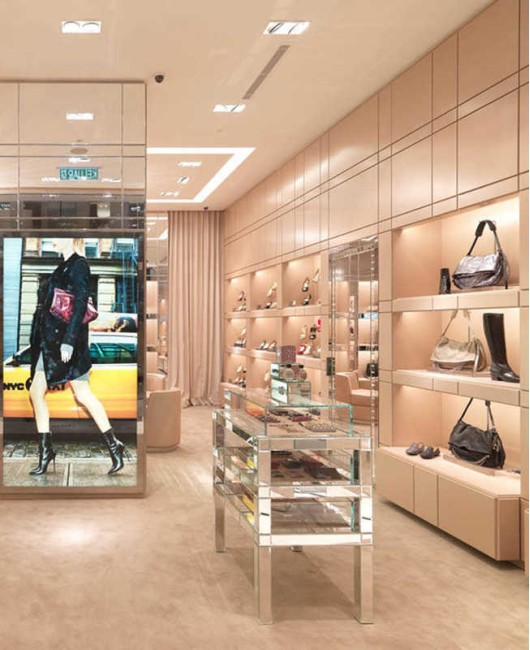 Luxe Creatief Ontwerp Houten Glas Sieraden Winkel Display Teller Showcase