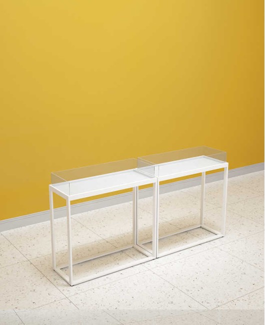 Luxe Creatief Ontwerp Houten Glas Sieraden Winkel Display Teller Showcase