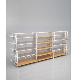 Creative Design Modern Gondola Supermarket Steel Shelf