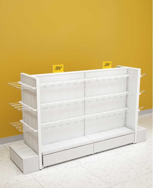 High End Creative Design Commercial Gondola Shelving For Sale