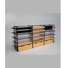 High End Creative Design Modern Gondola Shelving and Retail Store Fixtures