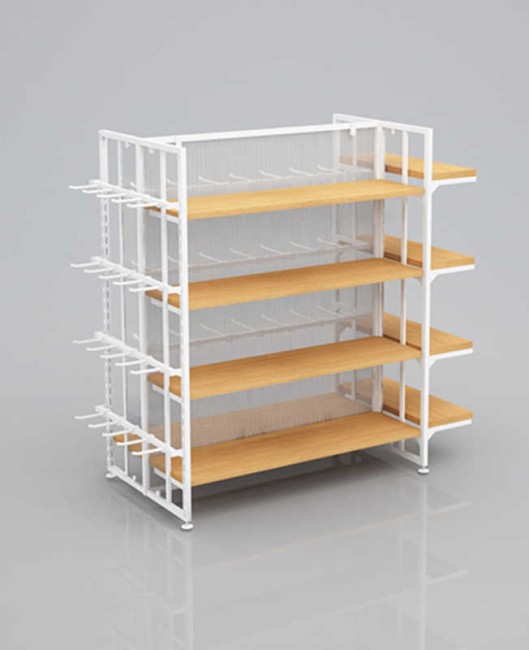 Creative Modern Store Shelves Retail Gondola Display Rack