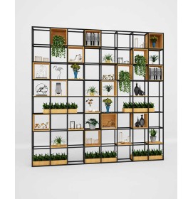 High End Creative Design Salon and Office Room Divider Shelves