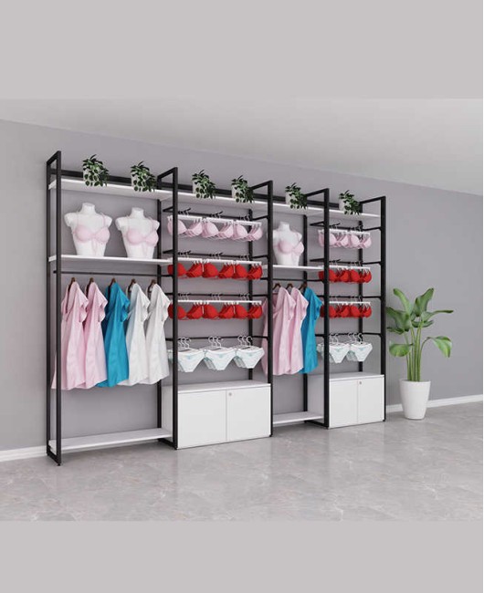 High End Creative Design Commercial Retail Boutique Clothing Display Racks