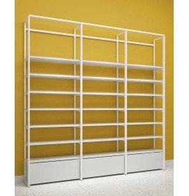 Creative Modern Retail Supermarket Shelves Wall Display Racks For Retail Stores