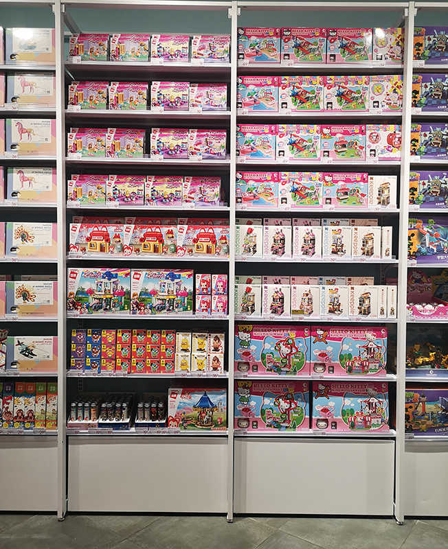 Creative Modern Retail Supermarket Shelves Wall Display Racks For Retail Stores
